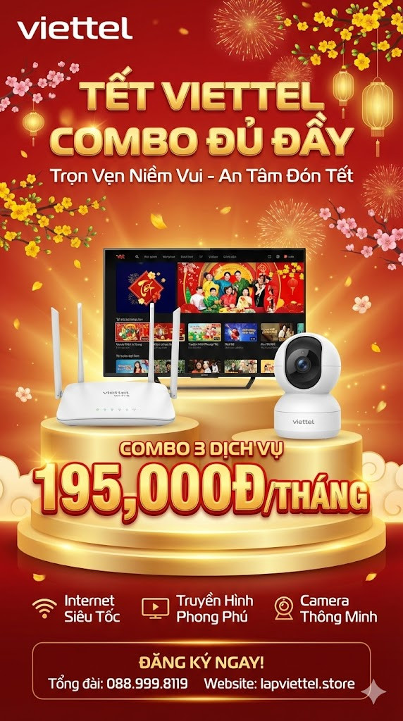 Trọn Bộ Bí Quyết Nhận Ngay Tặng Lịch Tết Internet Viettel 2026 - Ưu Đãi Khủng Chào Xuân Mới Tặng Lịch Tết Internet Viettel 2026