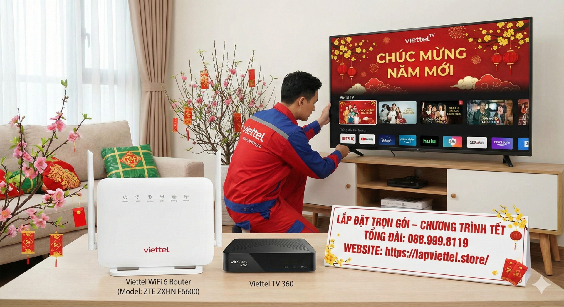 VIETTEL Triển Khai chương trình tặng lịch Tết 2026
